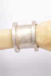 Parts of Four Crescent Crescent Bracelet Collection I Highly Handcrafted 802-3-AS 60mm Brass Silver Plated PPOF47
